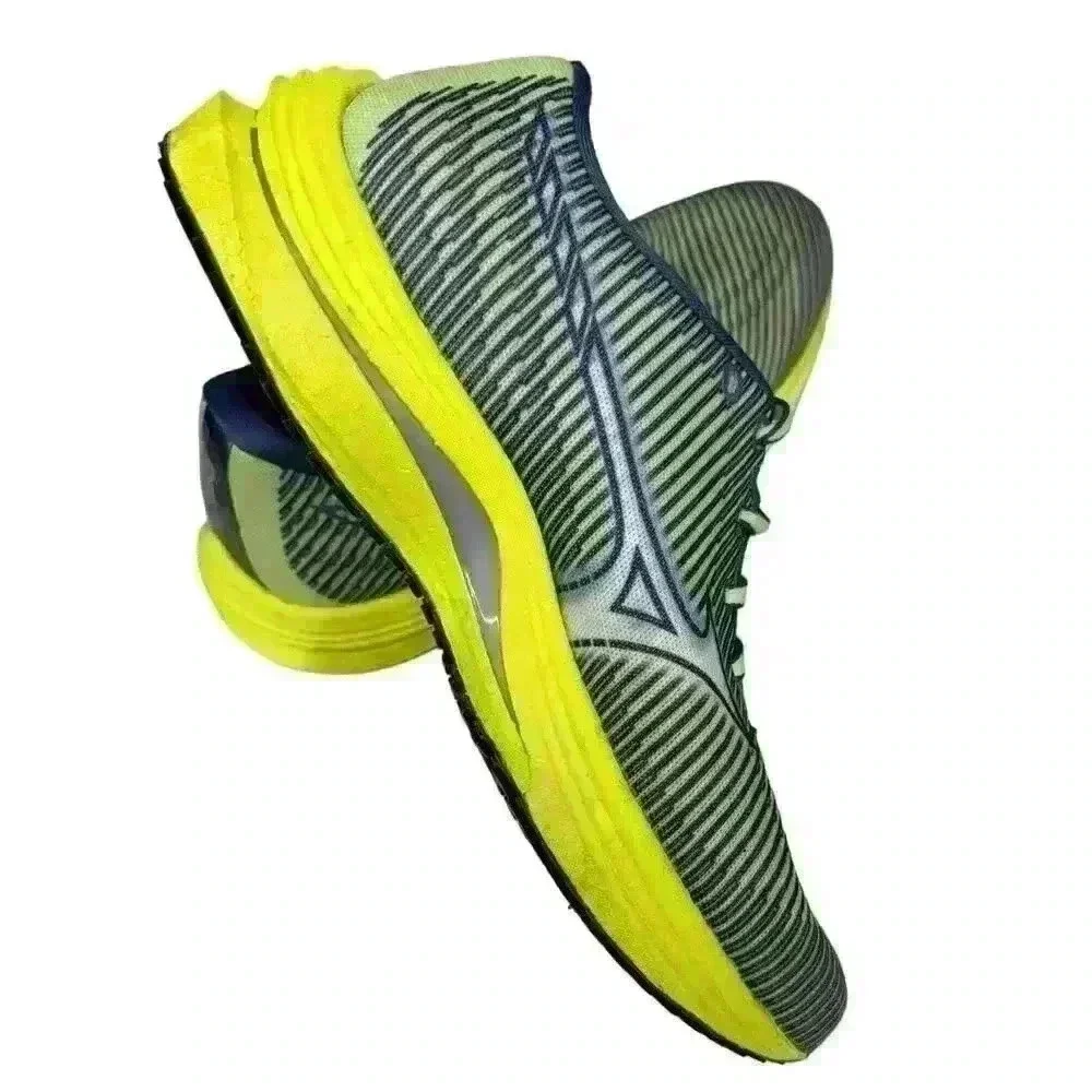 Mizuno Women’s Wave Rebellion Neo Lime Wave Rider 25 Running Shoe Size 8 - Picture 6 of 9